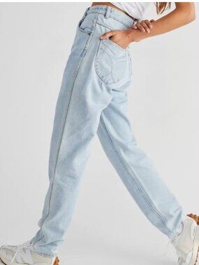 FREE PEOPLE Women's EUC "Rolla's" Elle High Rise Relaxed Jeans | Size 26